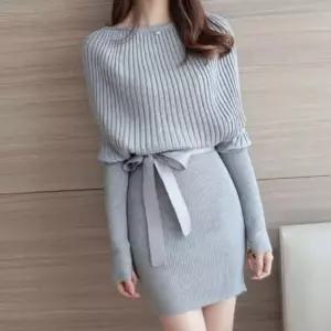[라일리여성의류] Rly 여성 미니 트위드 랩 나시 심플 데일리룩 원피스