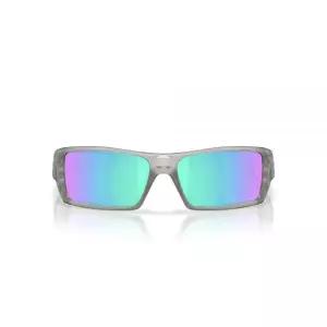 Oakley 남성용 Oo9014 Gascan 직사각형 선글라스, 매트 그레이 잉크/프리즘 사파이어