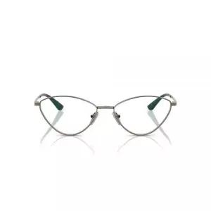 Vogue Eyewear 여성용 Vo4325 캣아이 처방 안경 프레임, 라이트 브라운/데모 렌즈