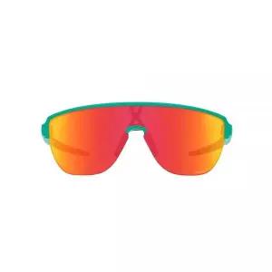 Oakley 남성용 선글라스 매트 셀레스트 프레임, 프리즘 루비 렌즈, 42MM