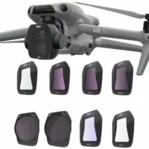 dji 호환 AIR3S 짐벌 필터 CPL/ND/NDPL/UV/자연 야간/스타/스트릭 블루 세트 다기능 드론 액세서리