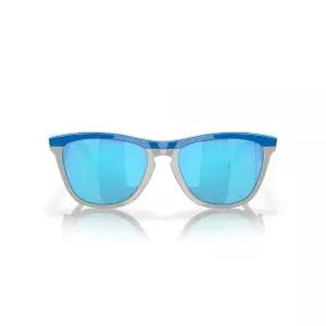 Oakley 남성용 선글라스 프레임, 프리즘 사파이어 렌즈, 기본 블루/쿨 그레이, 55mm
