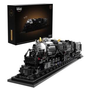 니펠리즈 빅 보이 기관차 관절형 증기 기관차 빌딩 블록 세트 선물용 전설적인 증기 기관차 디스플레이 키트 (1 818개)