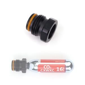 Co2 실린더 변환 어댑터 G1/2 탱크 나사산 3/8UNF 카트리지