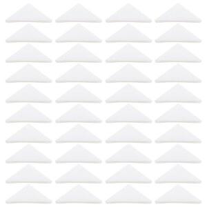 헤이우스 50PCS 코너 프로텍터 투명 플라스틱 사진 코너 프로텍터 사진 액자 장착 코너 봉투 전시 아트워크 DIY 스크랩북 및 사진 액자에 적합합니다