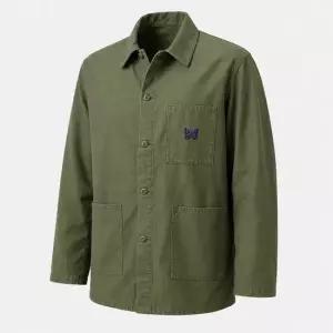 니들스 D.N. Coverall Back Sateen - Olive QV145) D.N. 커버올 자켓 백사틴)