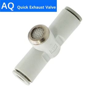 배기 밸브 커넥터, AQ240F-04 공압 부품, 파이프 조인트, 1 개
