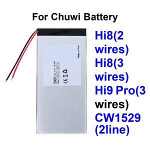 태블릿 배터리 프리미엄 교체용 CW1529 2LINE Hi83선 0-5000mAh Chuwi HI 3선 8 9 10 프로용