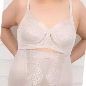 [라일리여성언더웨어] Rly 노와이어 메쉬 빅사이즈 B컵 브라 40대 노와이 50695820)