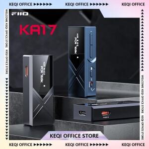 Fiio KA17 스틱 케이스 듀얼 Es9069q Pcm768 Dsd512 3.5/4.4mm Usb Dac 휴대용 오디오 디코더 출력 안드로