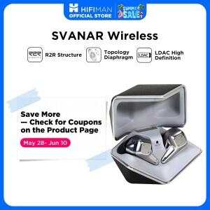 HIFIMAN SVANAR 무선 Bluetooth 이어폰형 Hi-Fi Hymalaya DAC, 토폴로지 IPX5 방수/땀 방지 및