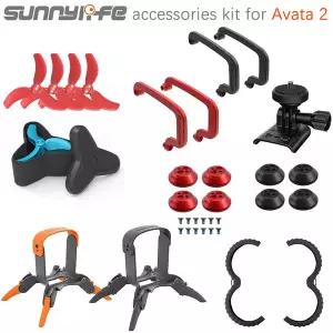 dji 호환 AVATA 2 모터 커버 랜딩 기어 프로펠러 가드 필터 세트 짐벌 범퍼 프로텍터 배터리 마운트용 액세
