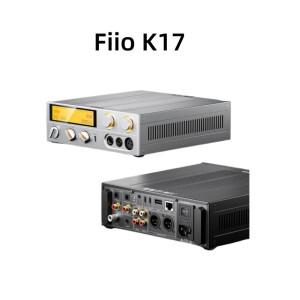 FiiO K17 데스크탑 DAC AMP 헤드폰 앰프 하이 레졸루션 오디오 AK4191 듀얼 31밴드 PEQ MQA DSD512 PCM768