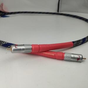 하이엔드 투명 타입 HiFi 동축 케이블 라인 와이어, CL2 OFC 구리 실드, 오디오 애호가 등급 75 ohm RCA 10