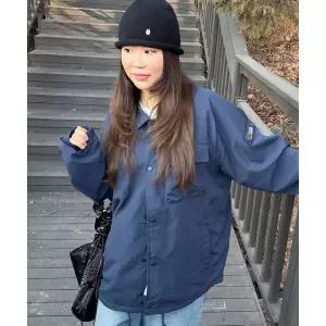 [백화점 정품] 내셔널지오그래픽 N261UJP901 카라넥 셔츠 자켓 DNAVY