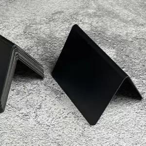10P 블랙보드 V형 칠판 가격표아크릴 프라이스칩 라벨 상품 매장 표시 PVC