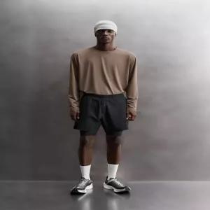 ZARA 베이직 2-in-1 트레이닝 쇼츠 - 블랙 1943/305/800