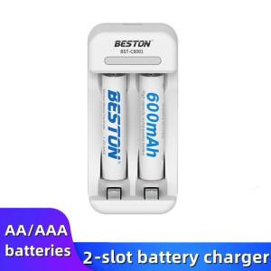 NI-MH 배터리 충전기, 휴대용 AA 표시등 포함, USB 1.2V, 슬롯