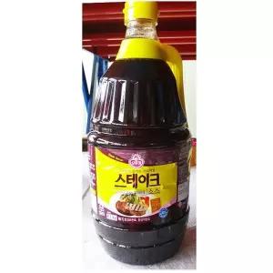 스테이크소스 ( 2.1K) 액상 업소용 식당용 대용량 햄버거 만능 육류요리 적포도주숙성 조리 프리미엄