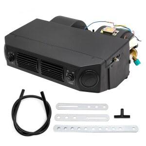 사이히스데이 BEU-404-100 오토 A/C 에어컨 증발기 조립 키트 2 통풍구 3단 속도 12V 전기 온도 조절기 4Max 공기 체적 600 CFM, 언더대시 A/C 난방 냉각 장치