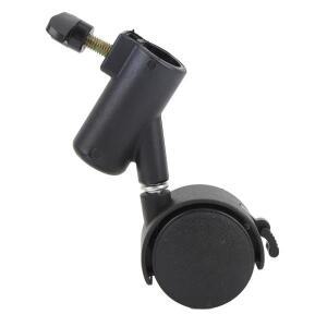 3pcs 라이트 스탠드 휠 브레이크 16mm 360 회전 저소음 라이브  용 삼각대 캐스터
