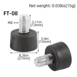 Manfrotto용 삼각대 스파이크 1/4 3/8 M8 나사 카메라 모노포드 피트 고정 마운트 MKELES5BK-BH  액세서리