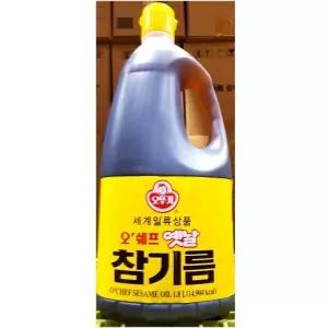식재료 옛날참기름(오뚜기 1.8L)