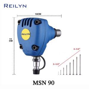 미니타정기 REILYN 에어 팜 MSN90 경량 공압 건, 산업 네일 목공용 해머