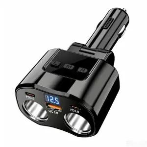 밴수트 180W 12V 24V PD QC지원 차량용 5IN1멀티소켓 시거잭 초고속 충전기