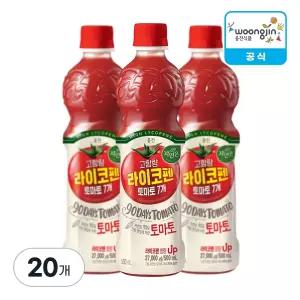 웅진식품 자연은 라이코펜 토마토 500mL 20개