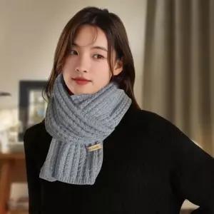여자 쁘띠 니트목도리 겨울 보온 미니머플러 남자목도리 쁘띠목도리