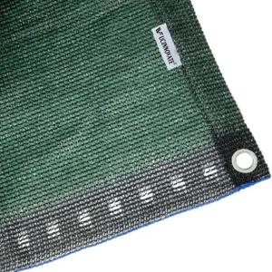 6.5X10피트 그린 셰이드 천 70 자외선 차단 원단 메쉬 타프 그로밋이 있는 선블록 식물 파티오 온실 펜스