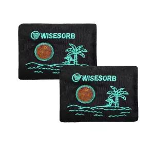 보관용 Wisesorb 100g x 2pcs 재사용 가능한 건조제 팩 색상 표시 실리카 젤 패킷 수분 흡수제 보이는 창문