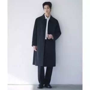 (국내매장정품) 무신사 스탠다드 MUSINSA STANDARD [시티 워커스] 카머 싱글 트렌치 코트 [블랙] MMFCR1B02