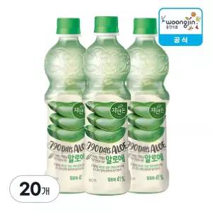 [웅진식품] 자연은 알로에 500ml, 20개