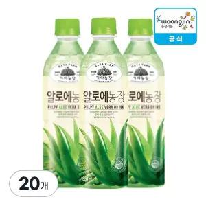 [웅진식품] 가야농장 알로에 500ml, 20개