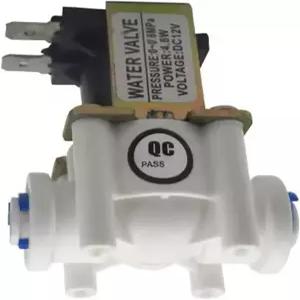 GREDIA 1/4 DC 12V 솔레노이드 밸브 N/C 정상 폐쇄형 물 유입 흐름 스위치