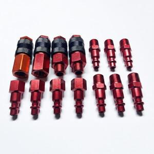 공압식 퀵 커넥트 커플링 1/4인치 NPT 남성 및 여성형 에어 컴프레서 공구 호스용 A27F-에어