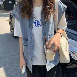 여성 사계절 반팔 맨투맨 루즈핏 청조끼 데님 베스트이너 패딩 뽀글이 남자뽀이 남성 여름 니트 무스탕 뽀