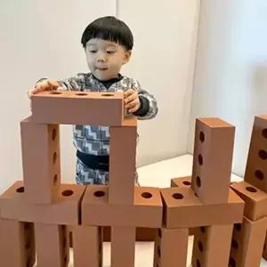 [키즈비전]키비 EVA 벽돌 블럭 (25pcs) 어린이