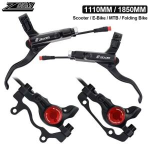 줌HB-775E 전기자전거 유압 디스크 브레이크 세트 전동 스쿠터 MTB 전원 차단 제어 피스톤 오일 좌측 앞 우