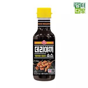 오뚜기 데리야끼소스 345g X 3개스테이크양념 앙념 전용 에이원 돈까스 조미료 양념장 요리 간편 햄버거 데
