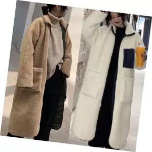 뽀글이 양면 롱자켓 후리스