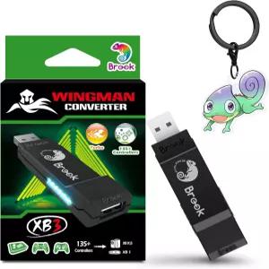 브룩 윙맨 XB 3 컨버터 - 게임 수준 향상 Xbox Series X/S One 및 리맵 터보 기능이 있는 PC용 무선 어댑터