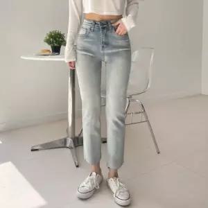 여성 스판 일자 데님 팬츠청바지 여자 핏데님 청바지