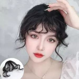여성 고열사 시스루뱅 앞머리 위아 가발 1P 피스 패션