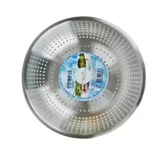 스텐 채반 1호 아무 22.5cm 소쿠리 채소 타공바구니