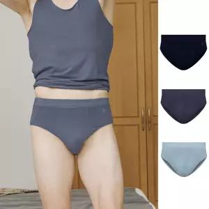 히든 남자 삼각팬티 남성브리프 속옷 면 모달 세트 팬티 삼각