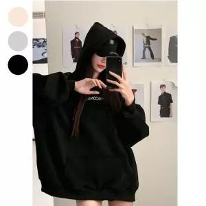 오버핏 앞뒤 영문프린팅 후드 집업티여성 여자 오버 셔츠추천 업추천 셔츠 업티 여자업