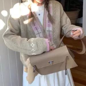 체크 가디건 봄 여성 가을 캐주얼 브이넥 오트밀 여자겨울가디건